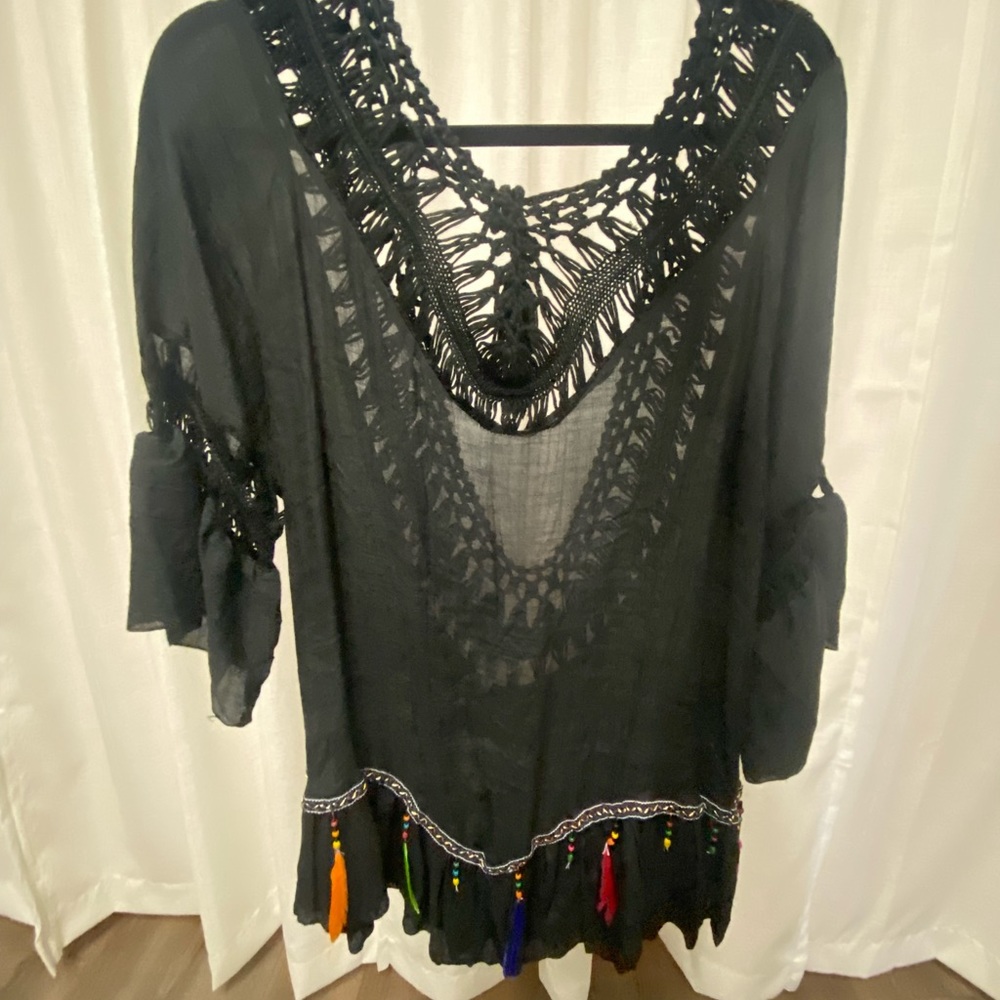 Mexican Embroidered Handmade Blouse